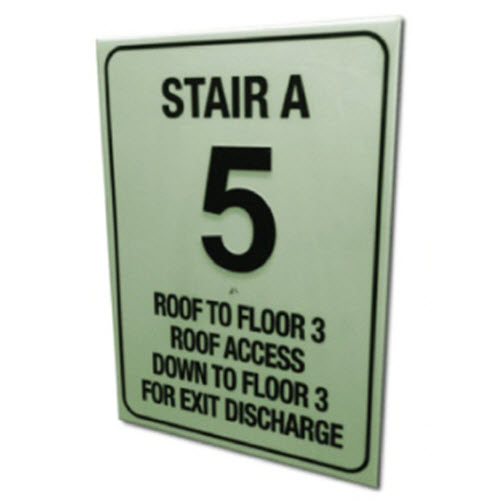 CAD Drawings Ecoglo Inc. Luminous Floor Identification Signs (FID)